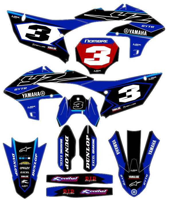 CALCOS YAMAHA YZF 3947