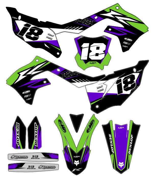 CALCOS KAWASAKI KXF 2940