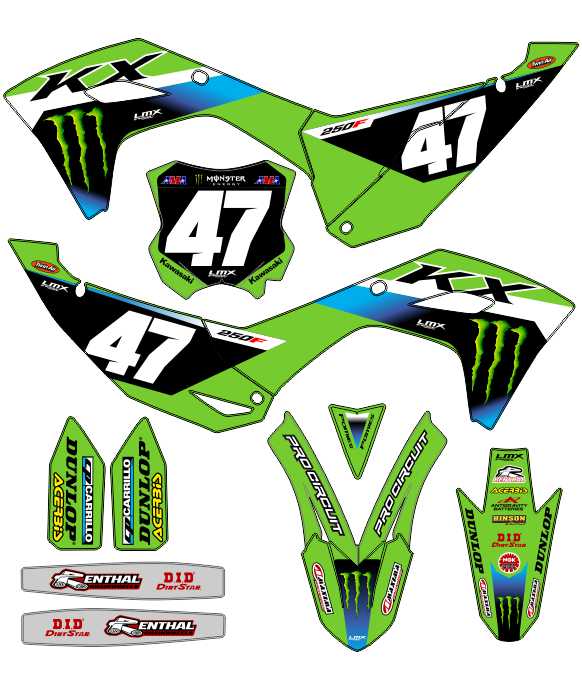 CALCOS KAWASAKI KXF 2935