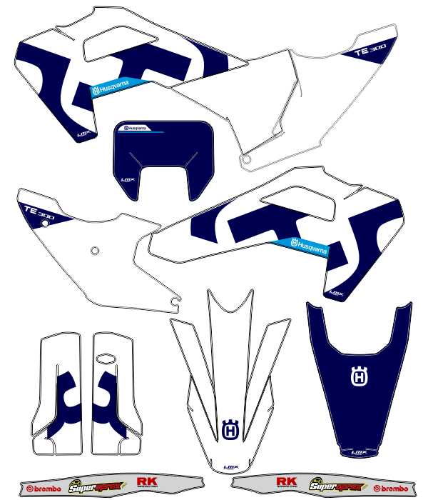 CALCOS HUSQVARNA HUSQ 6952