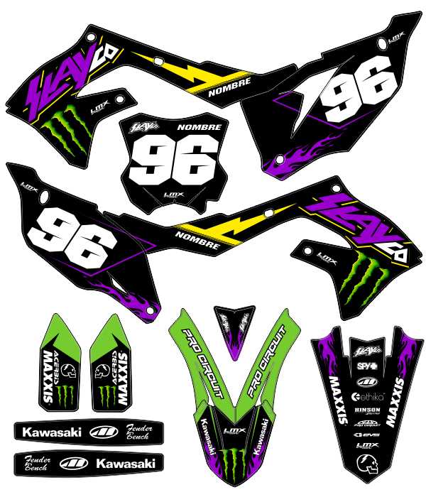 CALCOS KAWASAKI KXF 2948