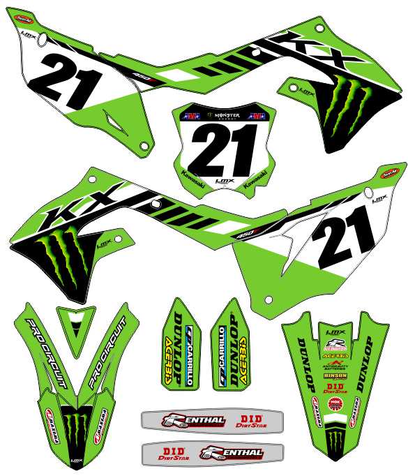 CALCOS KAWASAKI KXF 2941