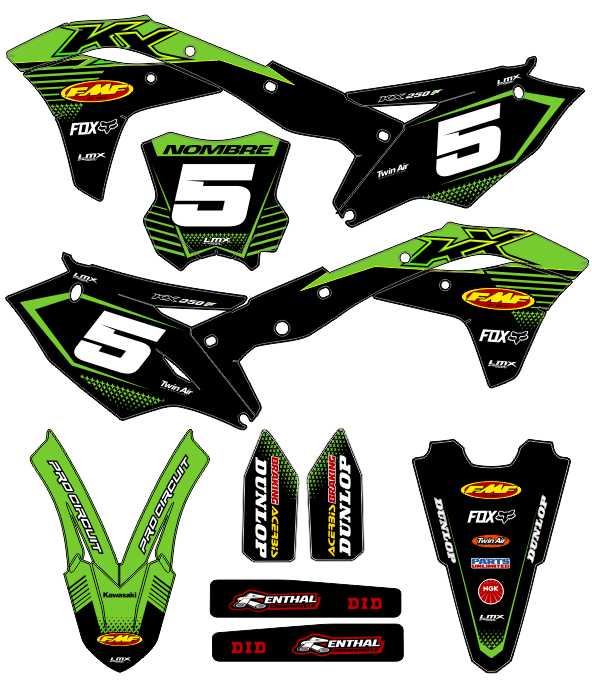 CALCOS KAWASAKI KXF 2947