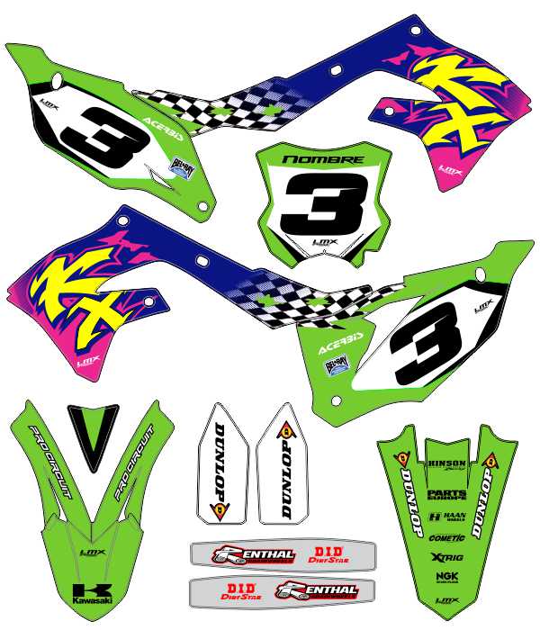 CALCOS KAWASAKI KXF 2952