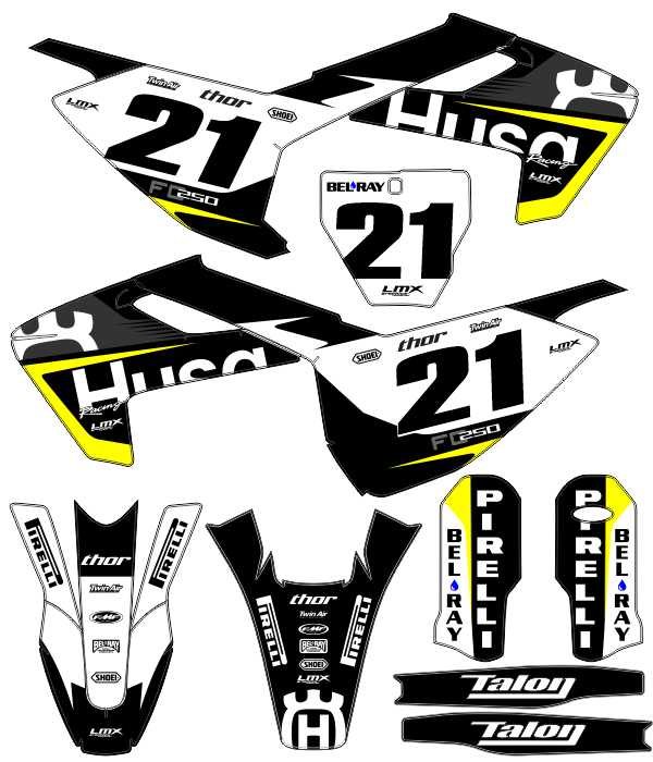 CALCOS HUSQVARNA HUSQ 6980