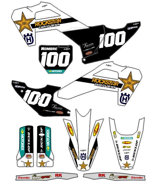 CALCOS HUSQVARNA HUSQ 6951