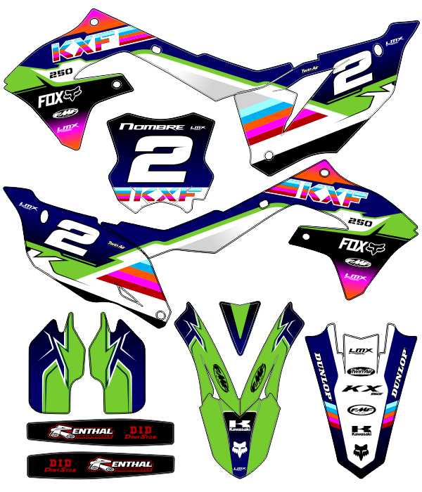 CALCOS KAWASAKI KXF 2937